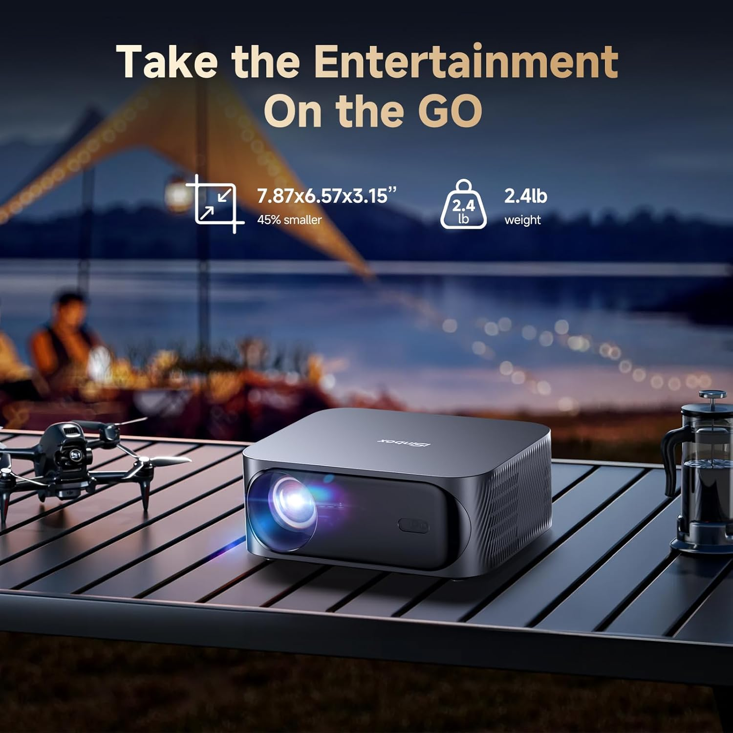 プロジェクター iSinbox YG381 / SMART FULL HD PROJECTOR 🎥 iSinbox YG381 Smart Projector – Your Ultimate Home
